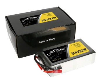 Gens Ace LiPo Tattu serie - 6S 30000mAh 22.2V 6S1P (25C) s konektorem AS150+XT150