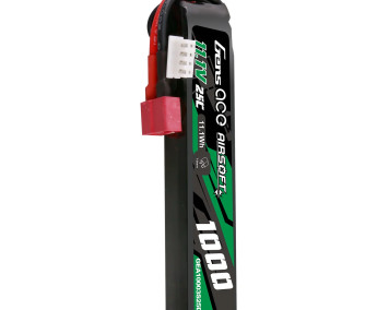 Airsoft Gens Ace LiP3 - 3S 1000mAh 11.1V 3S1P (25C) s konektorem T-Dean