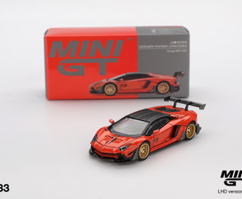 1:64 Lamborghini Aventador LB-WORKS Limited Edition Orange MDX 2025