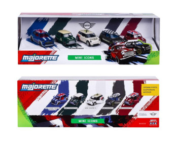 Majorette MINI Icons - Mini Cooper (Gift set of 5 pcs)