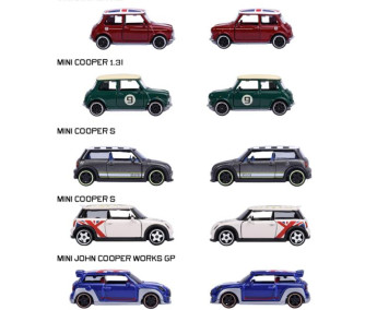 Majorette MINI Icons - Mini Cooper (Gift set of 5 pcs)