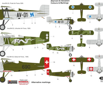 1:72 Avia BH-33 ″Dřevák″ International