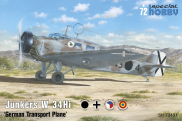 1:72 Junkers W 34Hi ‘German Transport Plane’