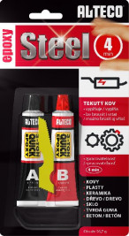 ALTECO – 4minutové epoxidové lepidlo s kovovým plnidlem (2× 57 g)